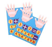 SOIMISS 2 Set Giocattolo Matematico in Tessuto per Addizione e Sottrazione Educativo Montessori per Ragazzi e Ragazze età Prescolare con Lavagna Digitale Portatile e Durevole