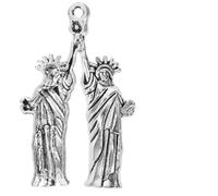 SOIMISS 20 pezzi Ciondoli Pendenti Vintage Statua della Libertà in Lega Antica per Collane Fai da Te Charms Multifunzione per Gioielli e Decorazioni