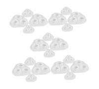 SOIMISS 20 Pezzi Diamond Shape Silicone Resin Molds For Diy Epoxy Crafting Flexible Hardwearing Silicone Easy Demolding Reusable Jewelry Pendant Casting Kit