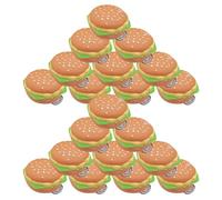 SOIMISS 20 Pezzi Macchinine a Frizione a Forma di Hamburger, Giocattoli Creativi, Mini Auto Cartoon senza Batterie per Feste e Regali