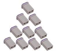 SOIMISS 20 Pezzi Mini Auto Square Fuse Holder Adapter per Veicoli con Protezione Circuiti Elettrici Struttura Stabile e Resistente al Calore per Auto