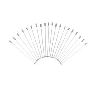 SOIMISS 20 Pezzi Spille di Sicurezza in Metallo con Diamanti Spillo lungo con Perno Terminale per Abiti Cravatte Cappelli e Sciarpe Accessori Versatili per Moda e Fai da Te