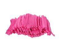 SOIMISS 200 Pezzi Cappelli Bouffant Monouso Non Tessuti Elasticizzati per Copricapo Igienico Forma Traspiranti per Cucina Servizio Alimentare Salone e Laboratorio Unisex Rosa