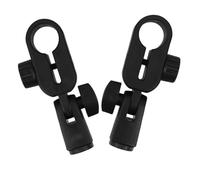 SOIMISS 2pezzi Clip per Microfono Clip di Fissaggio per Asta Microfonica Supporti per Microfono Compatibili Levitt Portatile per Uso in Interni ed Esterni Realizzata in Materiali Plastici
