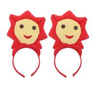 SOIMISS 2pezzi Copricapo di Girasole Coroncina di Fiori di Margherita per Donna Accessorio Floreale Girasole Fascia per Capelli per Costume