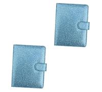 SOIMISS 2pezzi Porta Passaporto Multi-funzionale Pu Pelle Con Chiusura Magnetica Organizer Da Viaggio Per Documenti Targhetta Valigia Inclusa Colore Blu Per Id Carte Di Credito e Biglietti