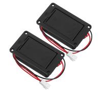 SOIMISS 2pezzi Scatola Batteria Per Chitarra Acustica Custodia Per Batteria Attiva Coperchio Per Con Spina Pin Supporto Per Per Pickup Acustico Compatibile Con Basso e Chitarra