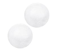 SOIMISS 2pezzi Sfere Polistirolo Bianche Palline Schiuma Solide per Progetti Artigianali Creazione Pupazzi Non Finite e Verniciabili Materie Prime per Decorazioni da Te e Progetti