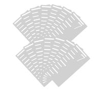 SOIMISS 2sets Grafico Per Ragazzo Parete Righello Altezza in Plastica Riutilizzabile Piedi Stencil Scala Misurazione Per Monitorare