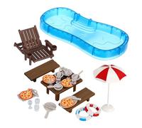 SOIMISS 2sets Mobile Miniatura per Casa delle Bambole Set di Mobili per Mini Case Accessori per Case delle Bambole Kit di Mobili in Miniatura