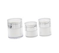 SOIMISS 3 pezzi Barattoli Cosmetici Vuoti da Vasetti Crema Resistenti per Viaggio e Esterno Contenitori Lotion Riutilizzabili Antigoccia e Durevoli