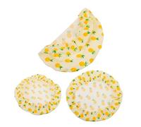 SOIMISS 3 pezzi Copriciotole Elastiche in con Stampa Ananas Coperture Alimenti Riutilizzabili per Conservazione e Protezione per Cucina e Allaperto