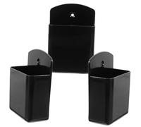 SOIMISS 3 Pezzi gancio per telecomando montato supporto a parete per supporto telecomando scatole portaoggetti scatole per stoccaggio supporto remoto per ventilatore da soffitto plastica