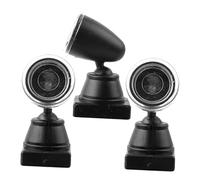 SOIMISS 3 pezzi Modellismo Ferroviario Scala Segnali Stradali Micro Lampade per Diorama e Tavolo di Sabbia Miniature Semafori in Metallo per Decorazione Scene Trenini e Progetti Fai da Te