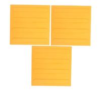 SOIMISS 3 Pezzi Piastrelle Pavimentali Tattili Antiscivolo in PVC per Percorsi Ciechi Mattoni Segnaletici Tattici per Marciapiedi e Passaggi Facili Installare Resistenti e Sicuri per Guida