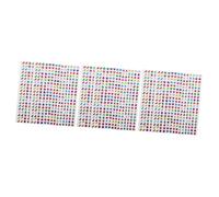 SOIMISS 3 Set Adesivi Glitterati per Adesivi Colorati A Forma di A Cinque Punte Adesivi Olografici per Adesivi A Pois per Piccoli Adesivi Glitterati in PVC 2 Fogli*3