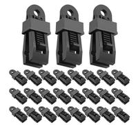 SOIMISS 30 Clip per Fissaggi Resistente al Vento per Accessori Pratici per Tende e Coperture Facili Usare e Riutilizzabili Design Dente Invertito per Maggiore Stabilità