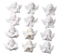 SOIMISS 30 Pezzi Angeli in Resina Barocca Charms Piatti Miniature per Decorazioni DIY Leggeri e Resistenti per Lavoretti e Addobbi Feste