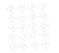 SOIMISS 30 set Clip Fissaggio Vetri Trasparenti per Specchi e Pannelli in Vetro Supporti Resistenti e Duraturi per Bagno e Armadio Design Semplice Bave per Montaggio Specchi