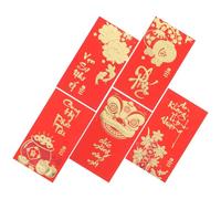 SOIMISS 36 Pezzi Buste Decorative Per Il Capodanno Lunare Stile Primaverile Per Feste Colore Rosso Busta Portafortuna Serpente Per L'Anno Decorazioni Per Il Capodanno Cinese