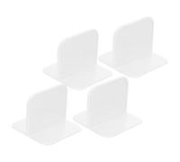 SOIMISS 4 pezzi Basi Adesive Antiscivolo per Recinto in Plastica Resistente Supporto Stabile e Sicuro per Rinforzo Gioco su Pavimenti Lisci Accessorio Pratico Rischi di Lesioni