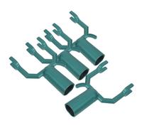 SOIMISS 4 Pezzi Kit di Supporto per Rami, Tubo Tondo 19mm, Metallo Verde | Lega di Alluminio, Sostegno Robusto per Carichi Pesanti, per Agrumi e Alberi Inclinati, per Spazi Verdi