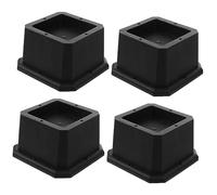 SOIMISS 4 pezzi per Gomma Antiscivolo da Regolabili per Letti e Sollevatori Resilienti per Aumentare Dei Protegge e Aggiunge Spazio Stoccaggio