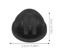 SOIMISS 4 Pezzi Tamponi per Cofano Motore in Gomma Antiurto Ammortizzatori Silenziosi per Auto Cuscinetti Smorzanti Anticollisione per Protezione e Riduzione Vibrazioni Supporti