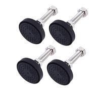 SOIMISS 4 Pezzi Tappetino antiscivolo gambe dei mobili pastiglie ruota mobili regolabili girevole tazza supporto per mobili coppa del cuscinetto in metallo piede meccanico supporto vasca