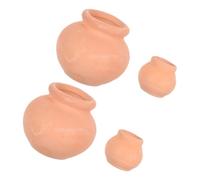 SOIMISS 4 Pezzi Vasi Mini Ceramica per Piante Grasse Vasi Piccoli Rotondi Eleganti per Interni Perfetti per Scrivania Balcone e Ufficio Decorazione Nordic retrò