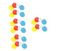 SOIMISS 4 Set Ammortizzatori Tennis Silicone Accessori Antivibrazione per Racchette Rosso Blu Giallo per Giocatori Professionisti E 8 * 4