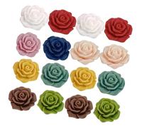 SOIMISS 45 Pezzi Ciondoli Fai da Te a Forma di Rosa in Resina Colorata per Decorazioni Custodie Telefono e Accessori Chioma Materiali Sicuri e Durevoli per Creazioni Artigianali Creative