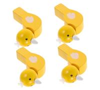 SOIMISS 4pezzi Fischietto in Legno Strumento Musicale a Forma Di Animale Che Canta Giocattolo Per Ragazzo Ragazza Simpatico Fischietto Richiamo Strumenti Musicali Per Ragazzo Ragazza