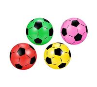 SOIMISS 4Pezzi Palloni da Calcio Gonfiabili per Colorati per Attività Sportive e Relazione Genitore