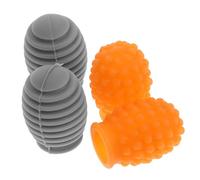 SOIMISS 4pezzi Tappi per Bacchette in Silicone di Punte per Sordina per Batteria Accessori per Bacchette per Esercitarsi in Silenzio Protezione per Pelli di Batteria