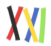 SOIMISS 5 pezzi Bande Elastiche per Piedi da Sedia Fasce di Resistenza Elastiche Colorate Supporto Stabile per Ufficio Fasce Loop per Esercizi di Stretching e Miglioramento della