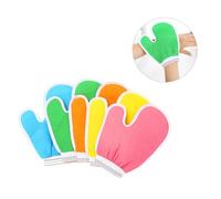 SOIMISS 5 pezzi Guanti Esfolianti per Doccia Guanti Scrub Corpo Unisex con Forte Azione Detergente e Schiuma Ricca e Spa in Colori Casuali Rimuove le Cellule Morte Colore Colore Casuale