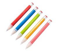 SOIMISS 5 pezzi Matite Giganti in Legno Colorate Jumbo Matite da Disegno per Punta Protetta Decorazione Laurea Asilo per Casa Scuola e Festa