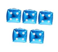 SOIMISS 5 Pezzi Pallone in Pellicola Di Alluminio Dadi Quadrati Compleanno Decorazioni Di Palloncini Cubo Palloncini Di Alluminio Palloncini Sagomati Palloncini in Alluminio Elio Il Blue