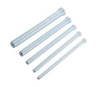 SOIMISS 5 Pezzi Set Di Bender Del Tubo a Molla Curvatubi Portatile Curvatubi Manuale Strumento Di Piegatura Del Metallo Utensili Per Piegare Tubi Kit Curvatubi Acciaio Al Carbonio Argento