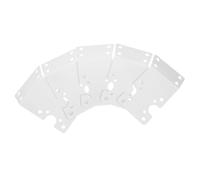 SOIMISS 5 Pezzi Supporto Metallo per Alloggiamento Filtro Staffa da Parete Resistente e Salvaspazio per Installazione Cucina o Armadio Porta Filtro Robusto e Facile da