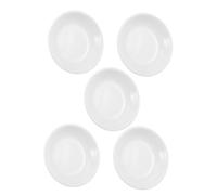 SOIMISS 5 Pezzi Vassoio di Candele per aromaterapia Sostituzione del Piatto riscaldante in Cera bruciatore di aromaterapia in Ceramica la Cera scioglie Il bruciatore più Calda Bianca