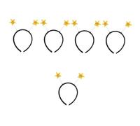 SOIMISS 5 Pz cerchietto con piccola stella band puntello leggero el party attraente fascia per le donne fascia a stella per le donne fascia a stella per le vacanze fascia da donna