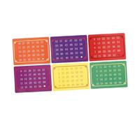 SOIMISS 5 set Carte Telepatiche Numeriche per Illusionismo e Mentalismo da Gioco Interattivo per Spettacoli e Feste Giocattoli Educativi di Lettura del Pensiero e Trucchi con Numeri