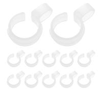 SOIMISS 50 Ganci Antivento per Stendino in Plastica Resistente, Clip per Fibbia Grucce Misura Media 24-29mm, Divisori per Appendere Bucato su Balconi e Armadi, Set 50 Pezzi