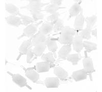 SOIMISS 50 Pezzi Micro Pulsante Autobloccante On-Off Piccolo per Torcia Elettrica e Lampada Interruttore Compatto in Alluminio e ABS per Elettronica Fai da Te e Elettrodomestici