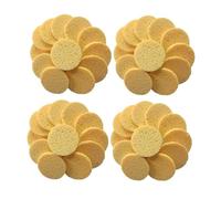 SOIMISS 50 pezzi Spugnette Viso in Cellulosa Naturale per Pulizia Profonda Quotidiana Morbide e Riutilizzabili per Rimozione Trucco ed Esfoliazione Delicata