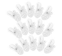 SOIMISS 50pezzi Clip Per Microfono Da Bavero Gestione Senza Grovigli Fissaggio Sicuro Al Colletto Robusto e Affidabile Per Cuffie e Auricolari