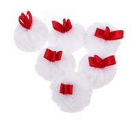 SOIMISS 6 Pezzi Applicatore Morbido Tondo per Viso e Corpo Design Leggero e Compatto per Polveri Libere e Fondotinta Tocco Setoso e Assorbimento Uniforme