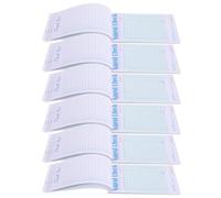 SOIMISS 6 Pezzi Blocchi per Ordini per Camerieri, Blocco Note Ristorante 50 Fogli per Server, Carta Verde Resistente per Gestione Conti Bar e Fast Food, Accessori per Ristorazione